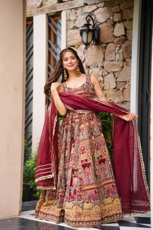 Jharokha Heavy Maxi Set