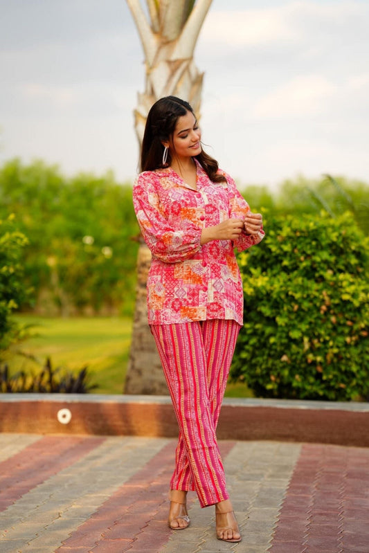 MISHA FLORAL CO-ORD SET