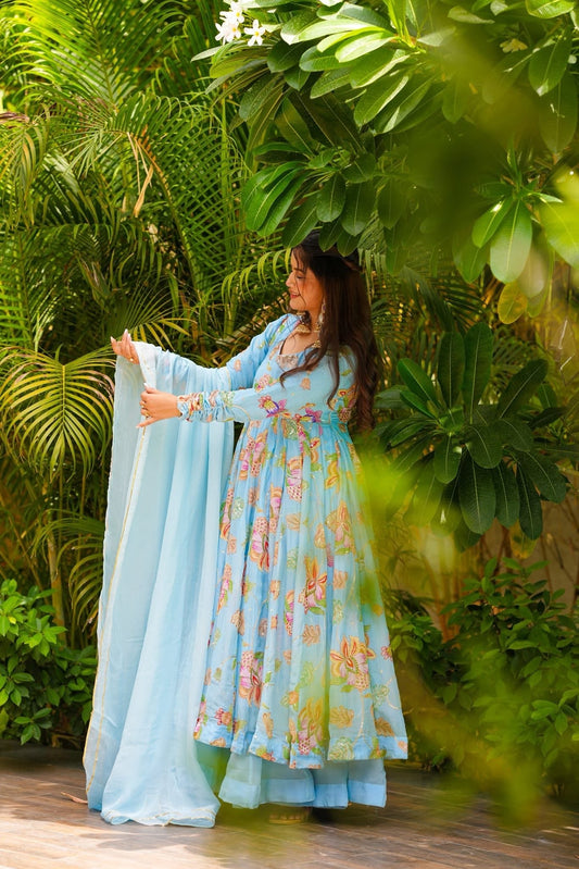 Neelaya Organza Suit Set