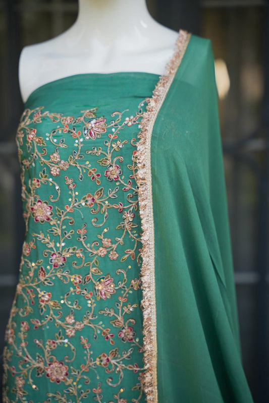 Kairah Embroidered Unstitched Suit Set