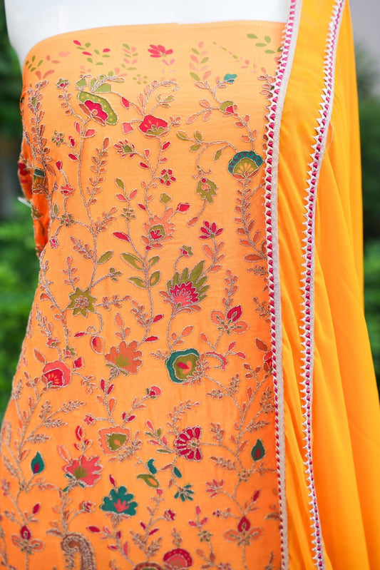 Tirtha Unstitched Suit Set