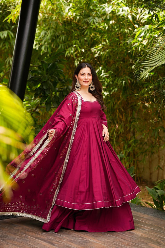 Soraya Sangria Suit Set