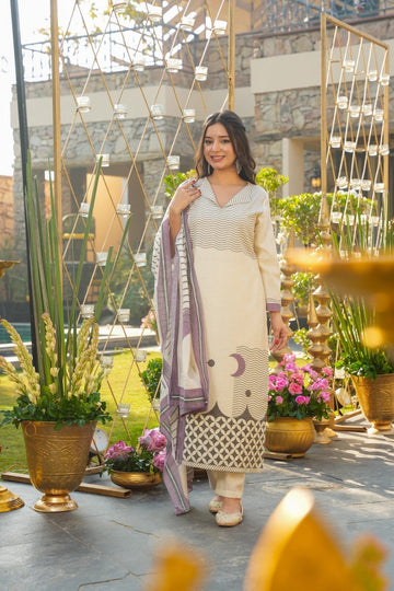 Purpluna Printed Kurta Set