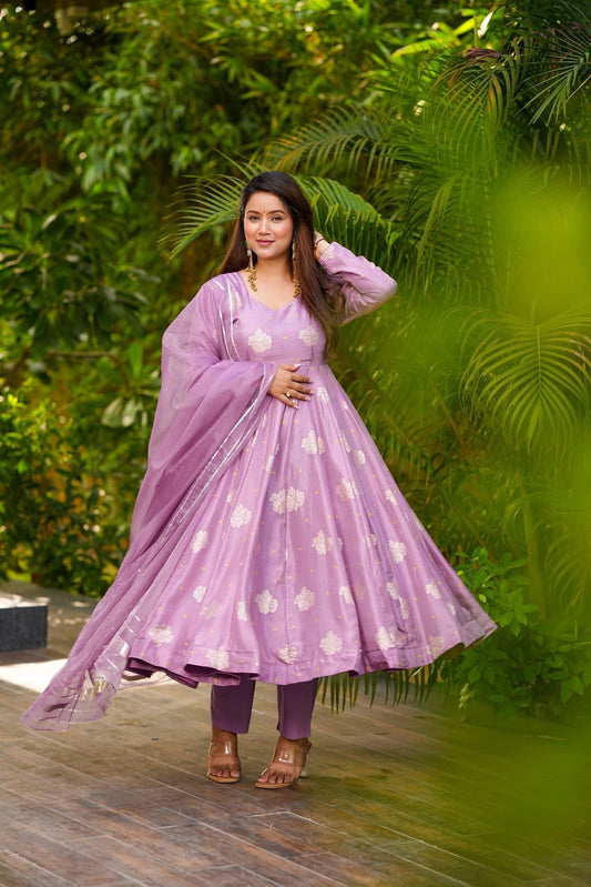 Arohi Mauve Suit Set