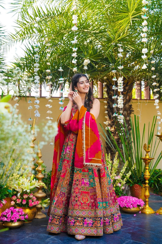 Zalvi Multicolored Heavy Maxi Set