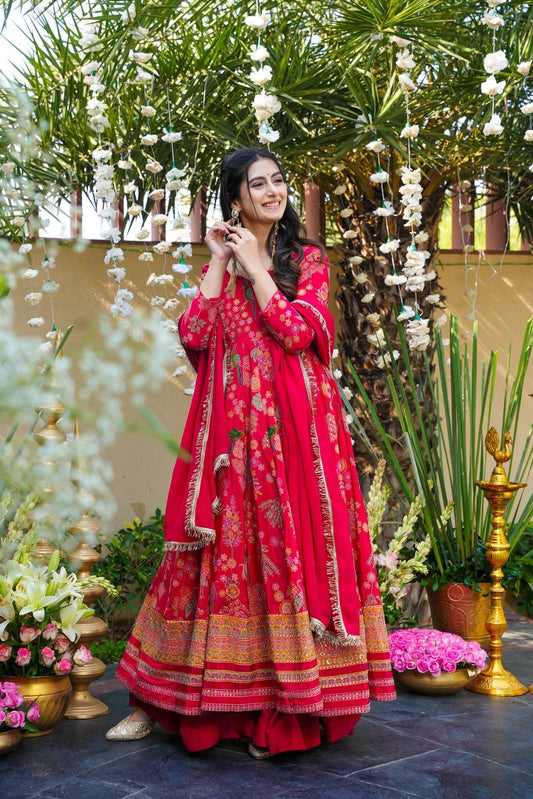 Vasnavi Vintage  Anarkali Suit Set