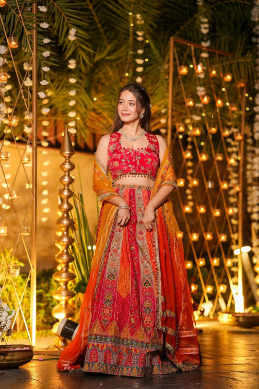 Rubiwind Wedding Wear Lehenga Set