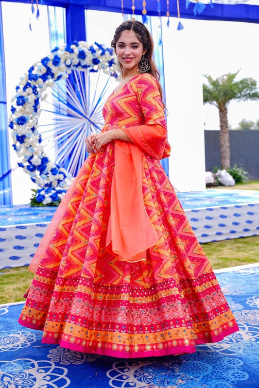 Red Shyla Embroidered Heavy V-Neck Maxi Set