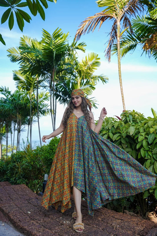 Vince cotton Handkerchief dress