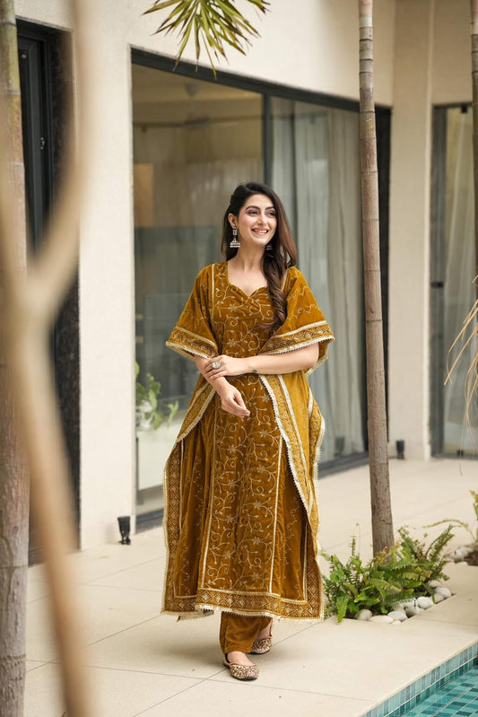 Meadow Essence velevet kaftan