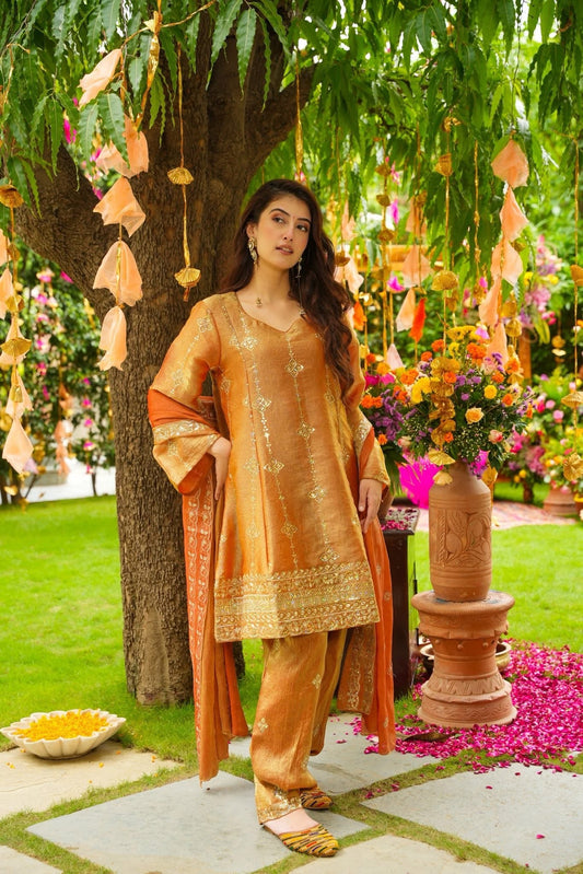 Tausiqat Dhoti Kurta Set