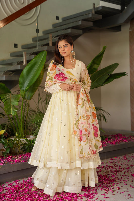 Phoolzaib Organza Festive Suit Set
