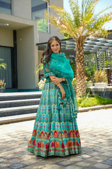 HEAVENLY green heavy maxi set