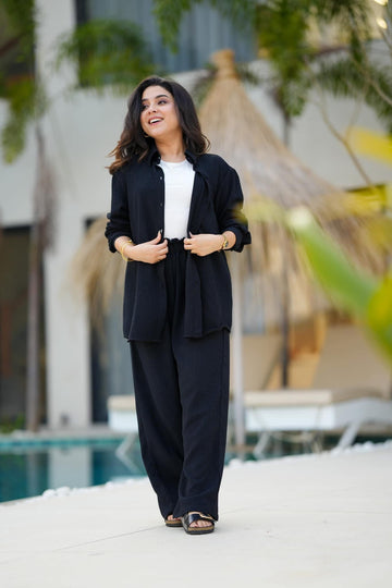 Winry black co-ord set