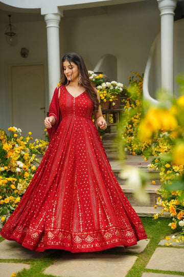 Bhargavi Georgette Festive Wear Maxi Set