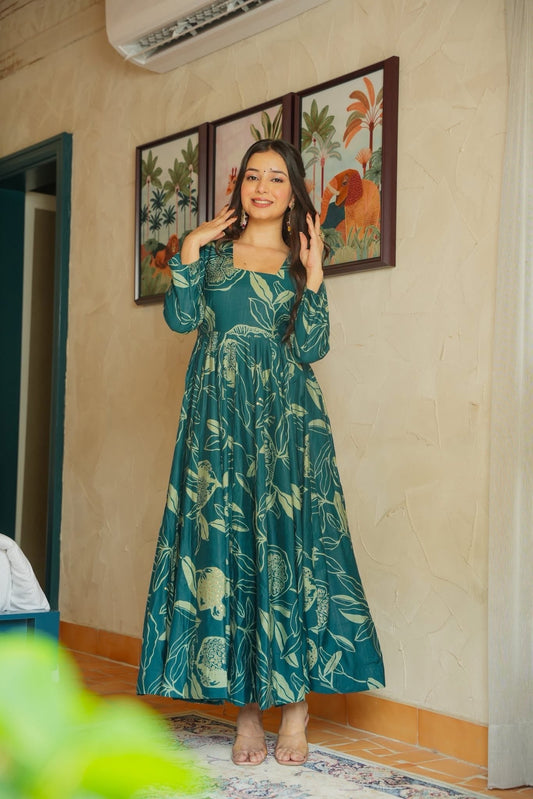 Sable Green Muslin Kurta Set