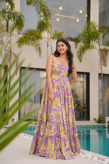 Sunkissed Lavender Maxi Dress