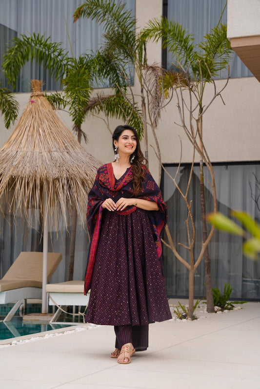 Anamika Muslin Suit Set