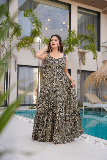 Victorian Cotton Maxi Dress