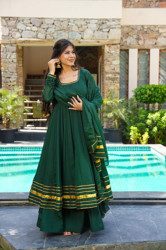 Forest Muse Georgette Suit Set