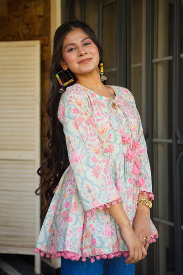 Loom & Lace Cotton Top