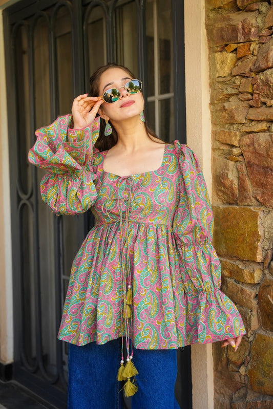 Desert Rose Cotton Top