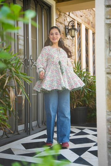 Pastel Breeze Cotton Top